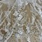 1 Yard Luxurious Beaded Lace Fabric Embroidered on Polyester Net Mesh